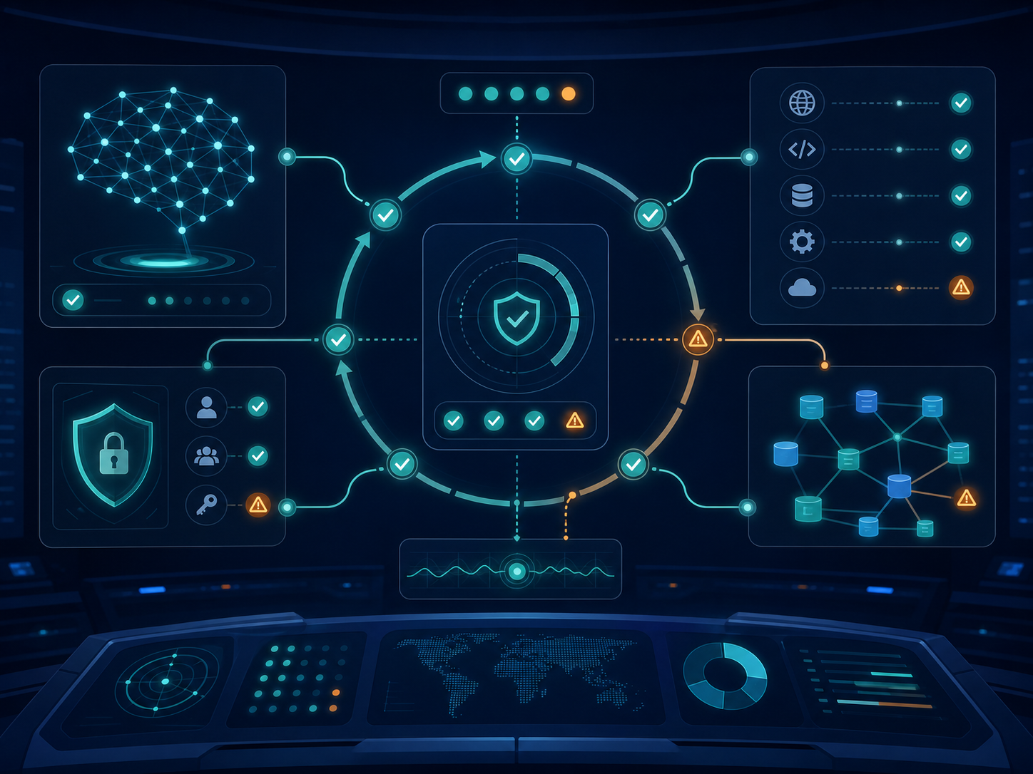AI 에이전트의 모델, 도구, 권한, 데이터 의존성을 정기 점검하는 readiness 계약 대시보드
