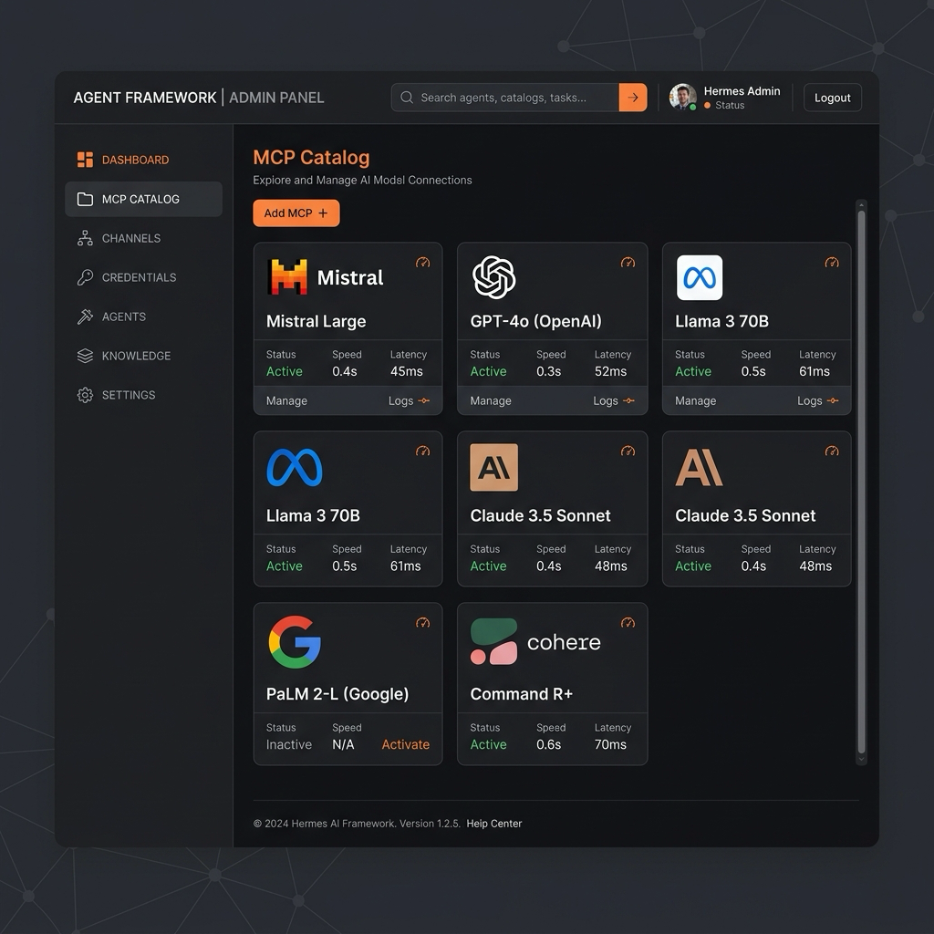 Hermes v0.16.0 웹 어드민 패널 개요